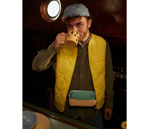 Sticky Lemon - Bauchtasche, "COLOURBLOCKING", aquatic green + sandy yellow – Bild 2