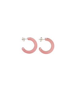 The Sticky Sis Club - Ohrringe "CLUB CHIC", cerchio, festive pink