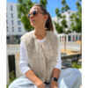 Alwero - Weste "TYB" Adult, BEIGE MULTI DOTS, Biowolle Ultra Light