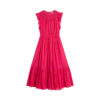 White Stuff - Maxi Kleid "PAIGE" , Coral print, Biobaumwollmix