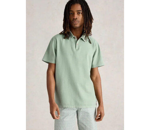 White Stuff - Polo Shirt "ANDERBY", Light Green, Bioaumwolle – Bild 5