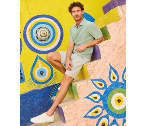 White Stuff - Polo Shirt "ANDERBY", Light Green, Bioaumwolle