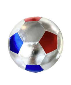Ratatam - Fussball Stoffball, blau/silber/rot, 22cm