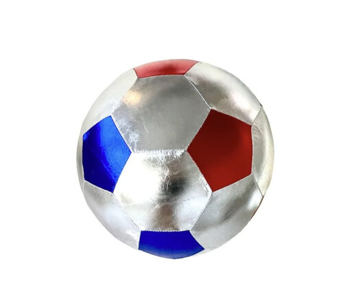 Ratatam - Fussball Stoffball, blau/silber/rot, 22cm