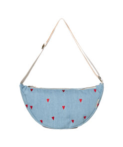 Studio Noos - Bauchtasche Fanny Pack "DENIM HEARTS", Denim