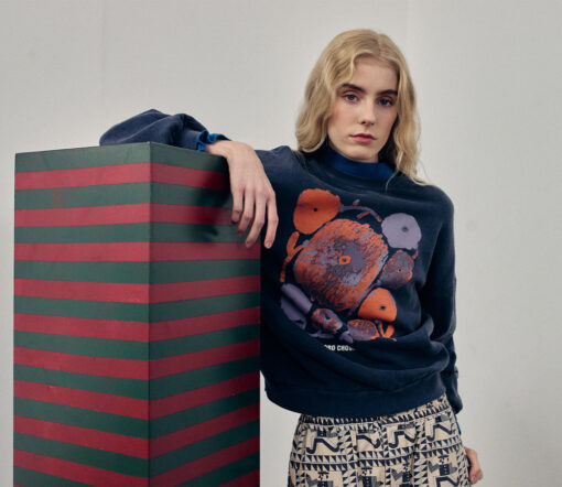 BOBO CHOSES - Sweatshirt Women "DAHLIA", marineblau – Bild 5