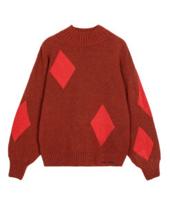BOBO CHOSES - Strickpullover "DIAMOND", burgundy