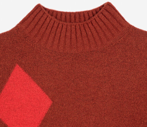 BOBO CHOSES - Strickpullover "DIAMOND", burgundy – Bild 2