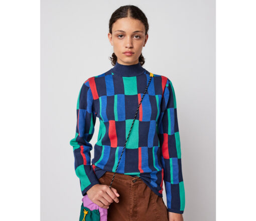 BOBO CHOSES - Pullover "GEOMETRIC", jacquard, multicolor – Bild 2