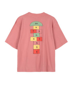 BOBO CHOSES - lässiges T-Shirt "HOPSCOTCH", rosa
