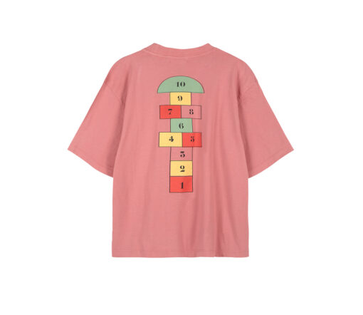 BOBO CHOSES - lässiges T-Shirt "HOPSCOTCH", rosa