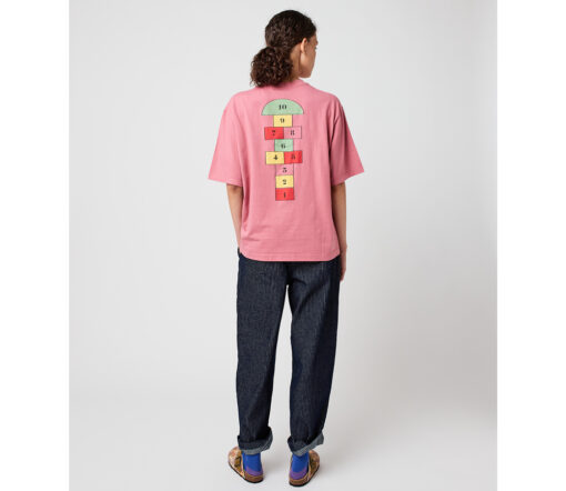 BOBO CHOSES - lässiges T-Shirt "HOPSCOTCH", rosa – Bild 3