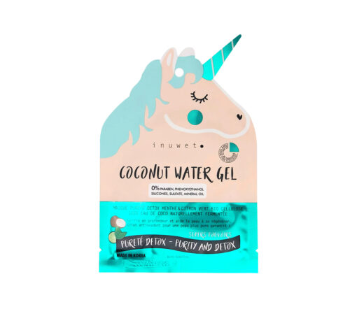 Inuwet - Gesichtsmaske, Coconut Water Gel, blue, vegan