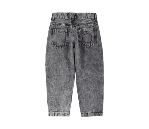 PiuPiuChick - Mom fit Jeans, washed black – Bild 2