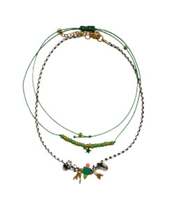 PiuPiuChick - Necklaces (Set of 2), GREEN