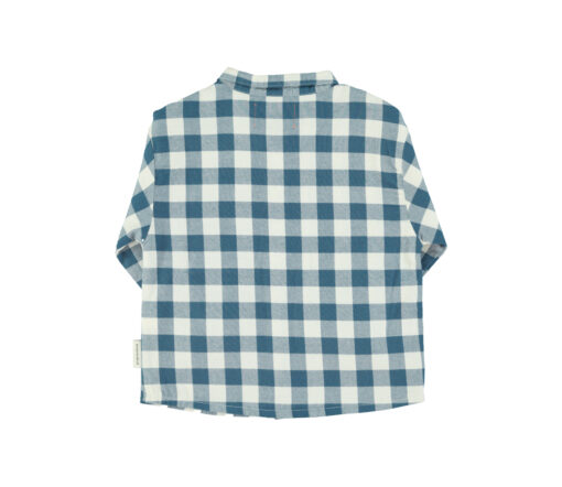 PiuPiuChick - Hemd, blue & white checkered, Biobaumwolle – Bild 2