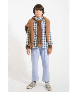 PiuPiuChick - Bandana, BLUE & WHITE checkered