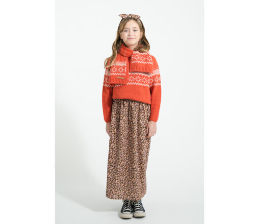 PiuPiuChick - Jaquard Sweater, Red – Bild 4