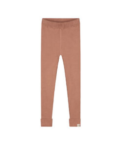 YUKI -  Knitted Leggings Fine Rib, VINTAGE PINK, Bio Baumwolle
