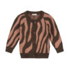 YUKI - Raglan Cardigan, PINK ZEBRA, Bio Baumwolle