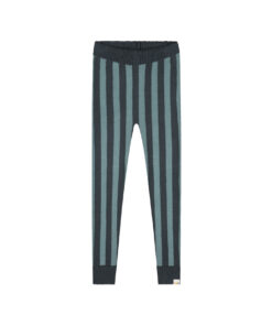 YUKI - Stripes Knitted Leggings, BLUE MONDAY, Bio Baumwolle