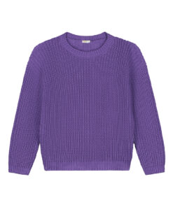 YUKI - Chunky Knitted WOMEN'S Sweater, AMETHYST, Bio Baumwolle