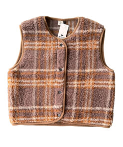 Alwero - Bodywarmer "TYB" ADULT, Biowolle, SCOTCH DARK BROWN, ultra light