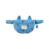 EMILE & IDA - Bauchtasche Katze, Blue, Samt