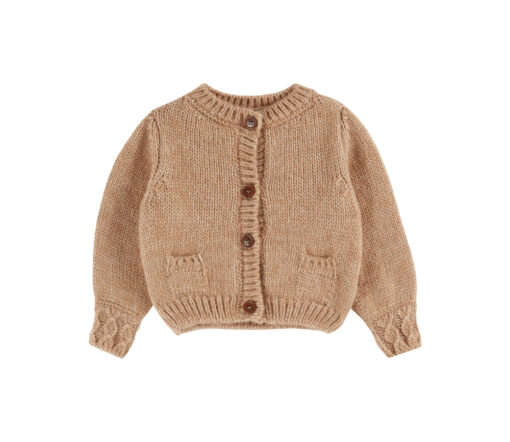 EMILE & IDA - Cardigan, 'DOUDOU', beige, Merinomwolle