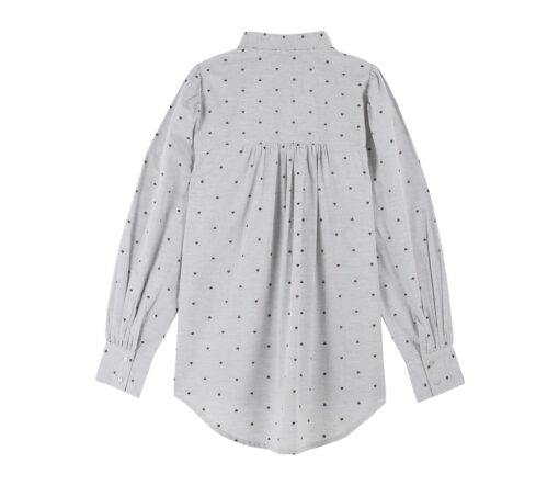 EMILE & IDA - Bluse, 'JACQUARD', coer, Baumwolle – Bild 5