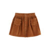 EMILE & IDA - Rock, 'FLEURS VELOURS', pecan, Baumwolle