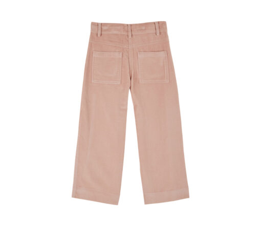 EMILE & IDA - Hose, 'VELOURS BRODE', peony, Baumwolle – Bild 2