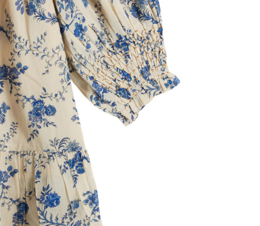 EMILE & IDA - Kleid, 'SMOCKEE', blue orchid, Baumwolle – Bild 5