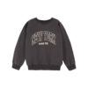 EMILE & IDA - Sweatshirt, 'NY', Bitume, Biobaumwolle