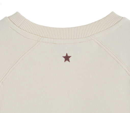 EMILE & IDA - Sweatshirt, 'NY', Creme, Biobaumwolle – Bild 4