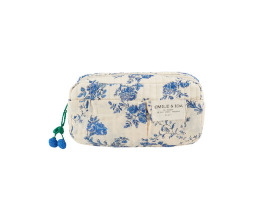 EMILE & IDA - Etui, orchid blue, Baumwolle