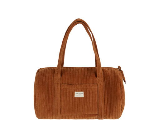 EMILE & IDA - Reisetasche, pecan, Samt