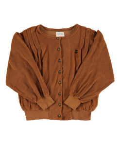 Sisters Department - Sweatjacke, faded brown, Biobaumwolle