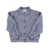 Sisters Department - Jeansjacke, washed blue denim, animalprint