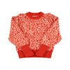Sisters Department - Strickpullover, red & ecru, animalprint
