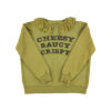 Sisters Department - Sweatshirt mit Peter Pan Ausschnitt, army green, Biobaumwolle