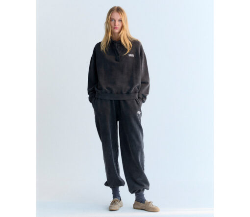 The New Society - Jogginghose TNS Logo Collection, grey, Bioaumwolle, GOTS – Bild 2