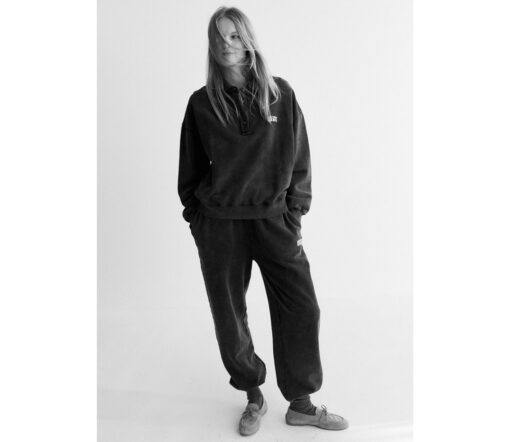 The New Society - Jogginghose TNS Logo Collection, grey, Bioaumwolle, GOTS – Bild 4