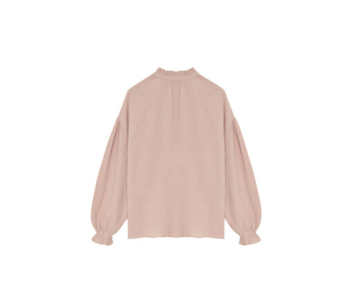 The New Society - Blouse "OLIVIA", rose, Biobaumwolle – Bild 2