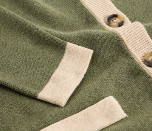 White Stuff - Strickjacke "Charlotte", Biobaumwolle, khaki green – Bild 2