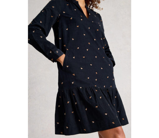 White Stuff - Kleid "DARIA", black multi, Biobaumwolle – Bild 2