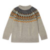 FUB - Strickpullover Fair Isle Sweater, oat melange, Merinowolle
