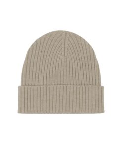 FUB - Beanie, oat melange, Merinowolle