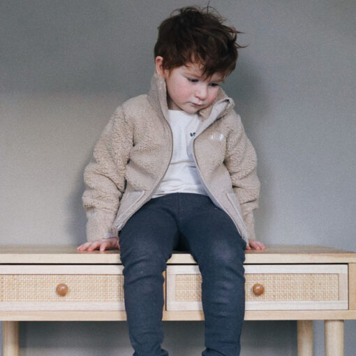VacVac - Teddy Jacke, "MELUN" iced coffee, recyceltes Polyester – Bild 2