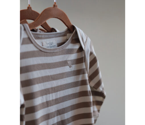 VacVac - Baby Body, "CARLET" montoy stripes, Biobaumwolle GOTS – Bild 2